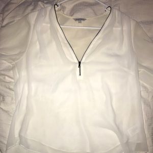 Naked Zebra Zip Blouse